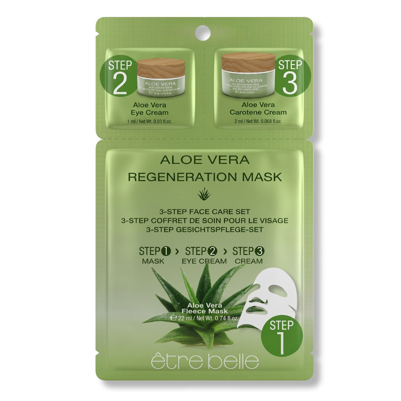 Aloe Vera 3-Step Face Care Set