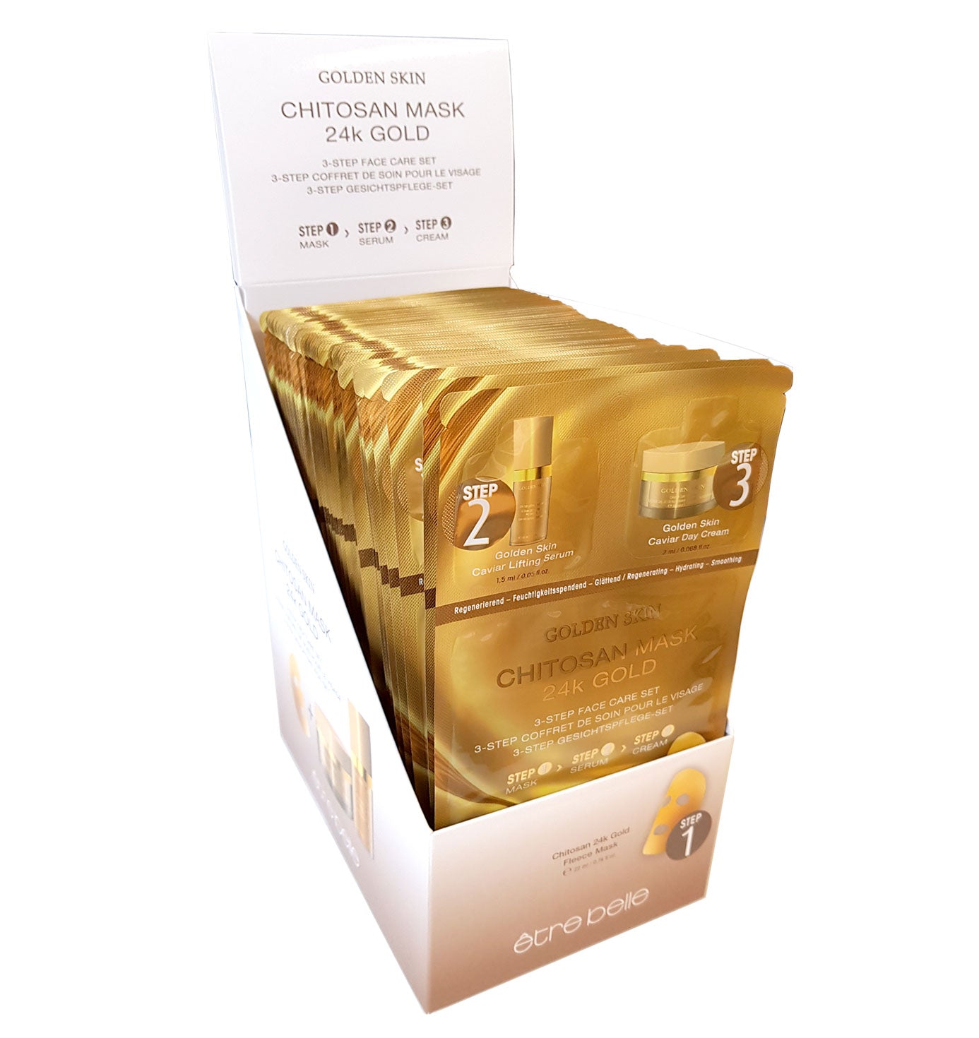 Golden Skin Display gef. m. 50 Masken *