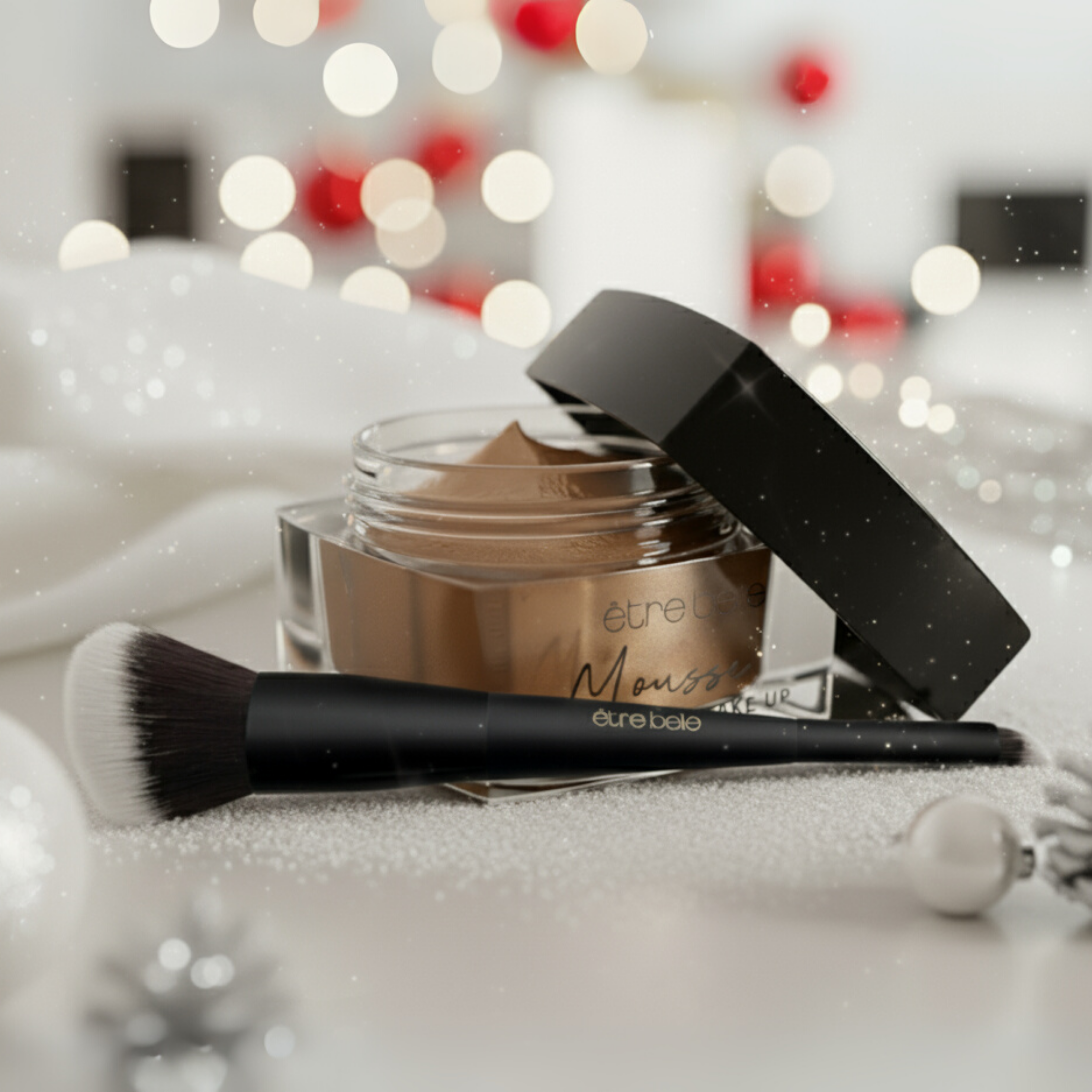 Mousse Make-up + GRATIS Make-up Pinsel