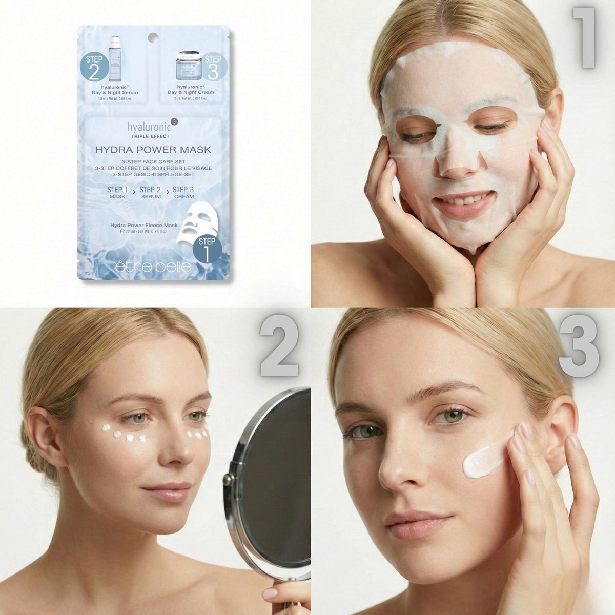 hyaluronic ³ 3-Step Gesichtspflege-Set