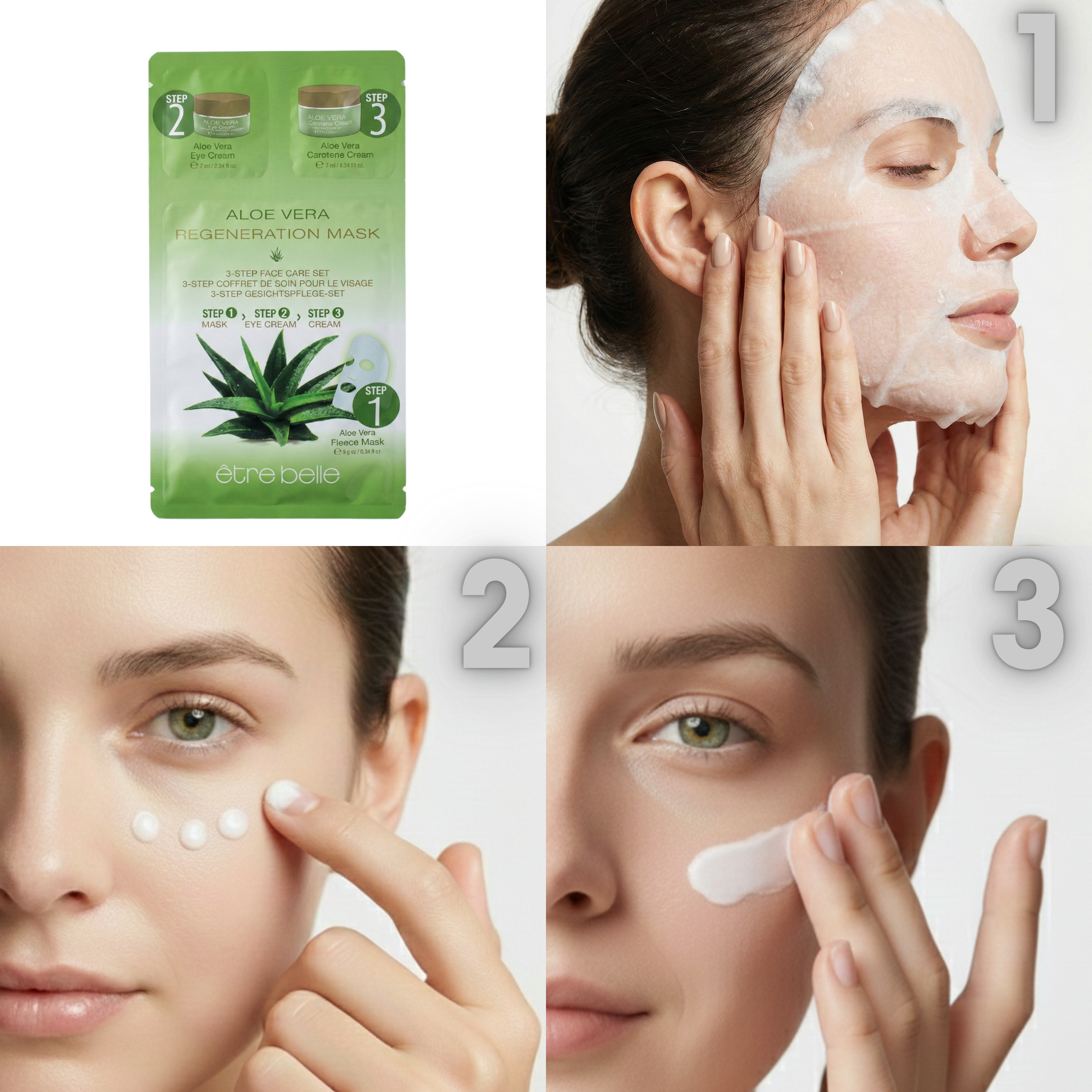 Aloe Vera 3-Step Face Care Set