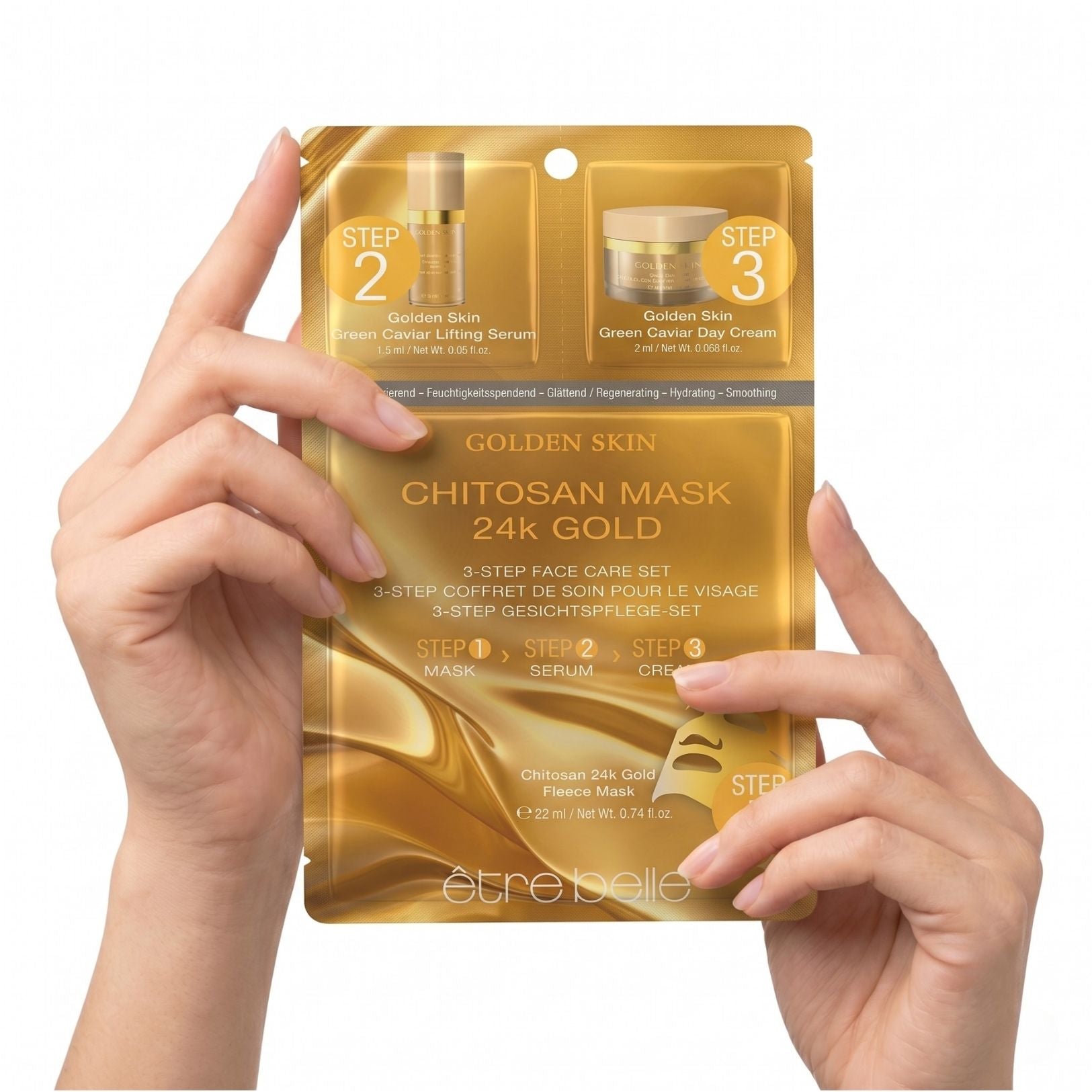 Golden Skin 3-Step Face Care Set