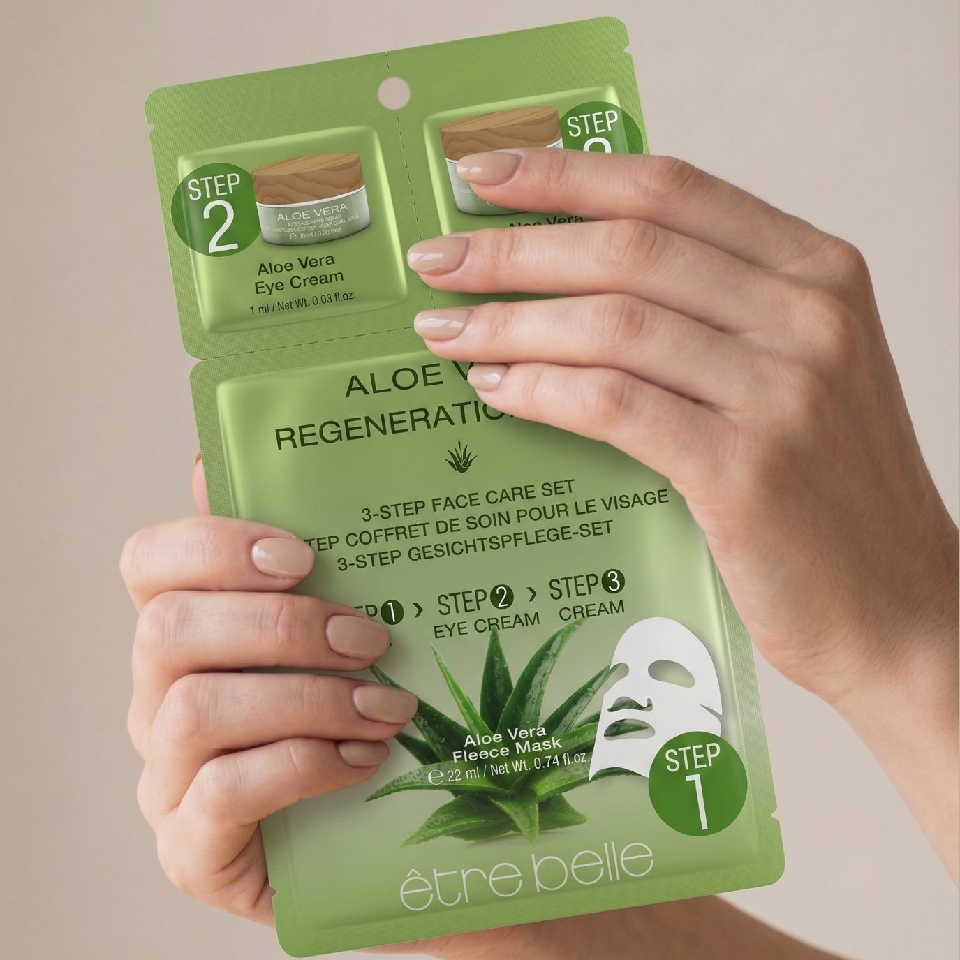 Aloe Vera 3-Step Gesichtspflege-Set