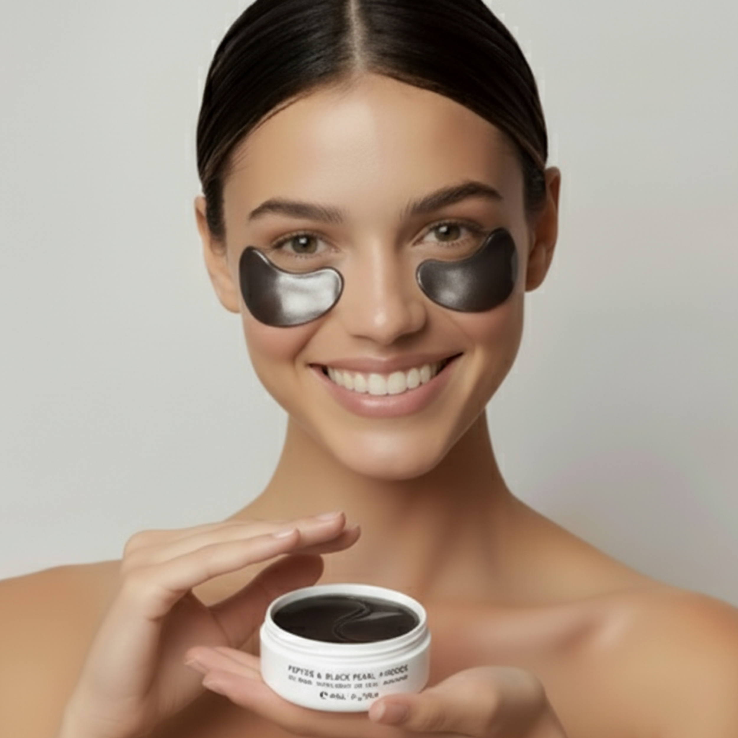 Peptide & Black Pearl Hydrogel Augenpads