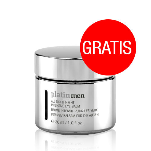 platinmen Face Care Set + All Day & Night Intensiv Balsam für die Augen