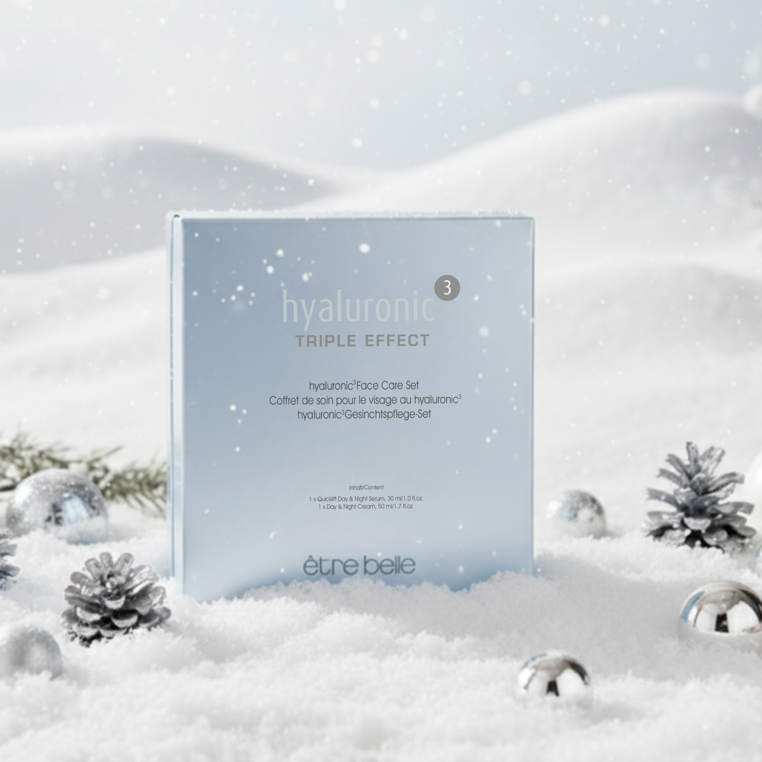 hyaluronic³ Gesichtspflege Set + GRATIS Peel-Off Maske