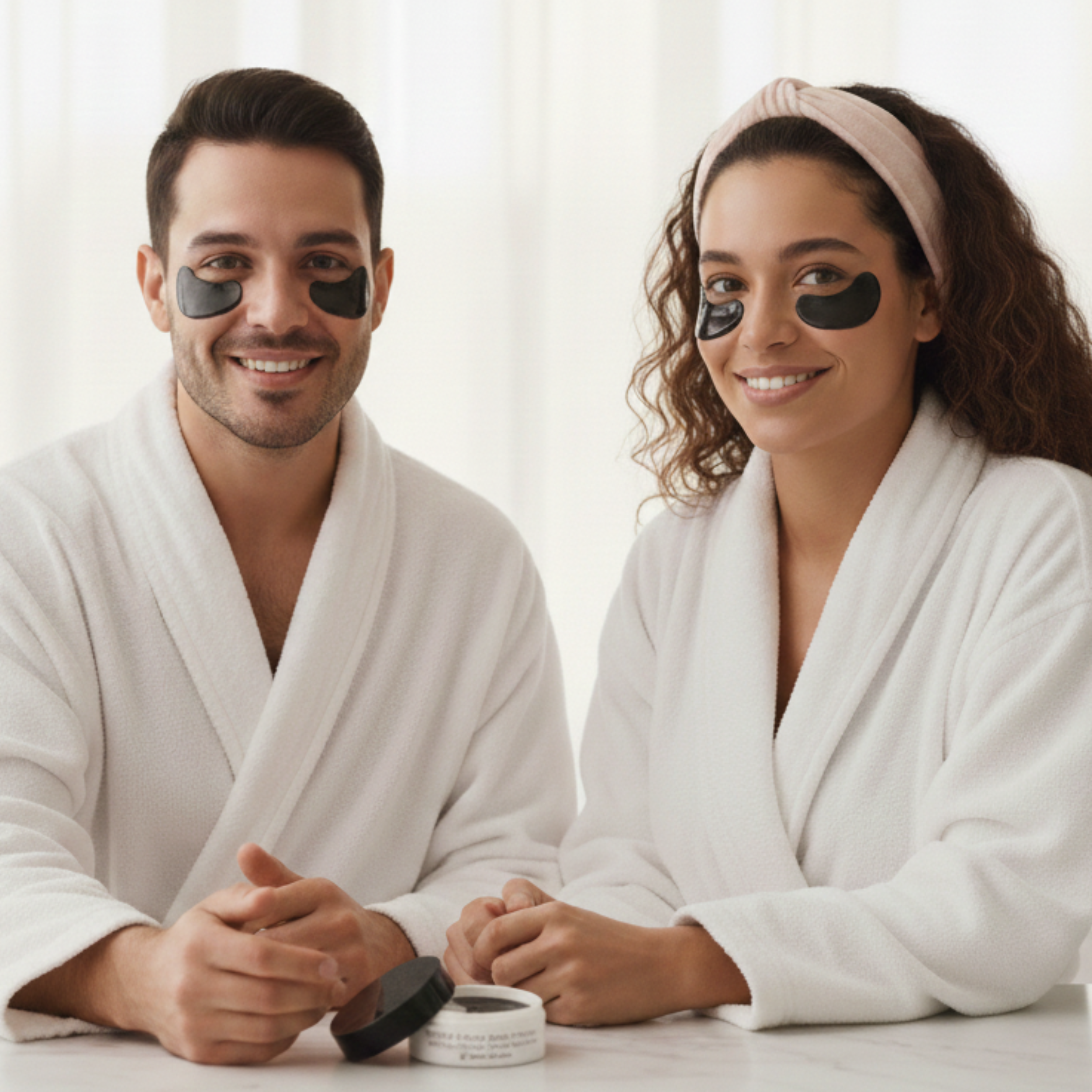 Peptide & Black Pearl Hydrogel Augenpads