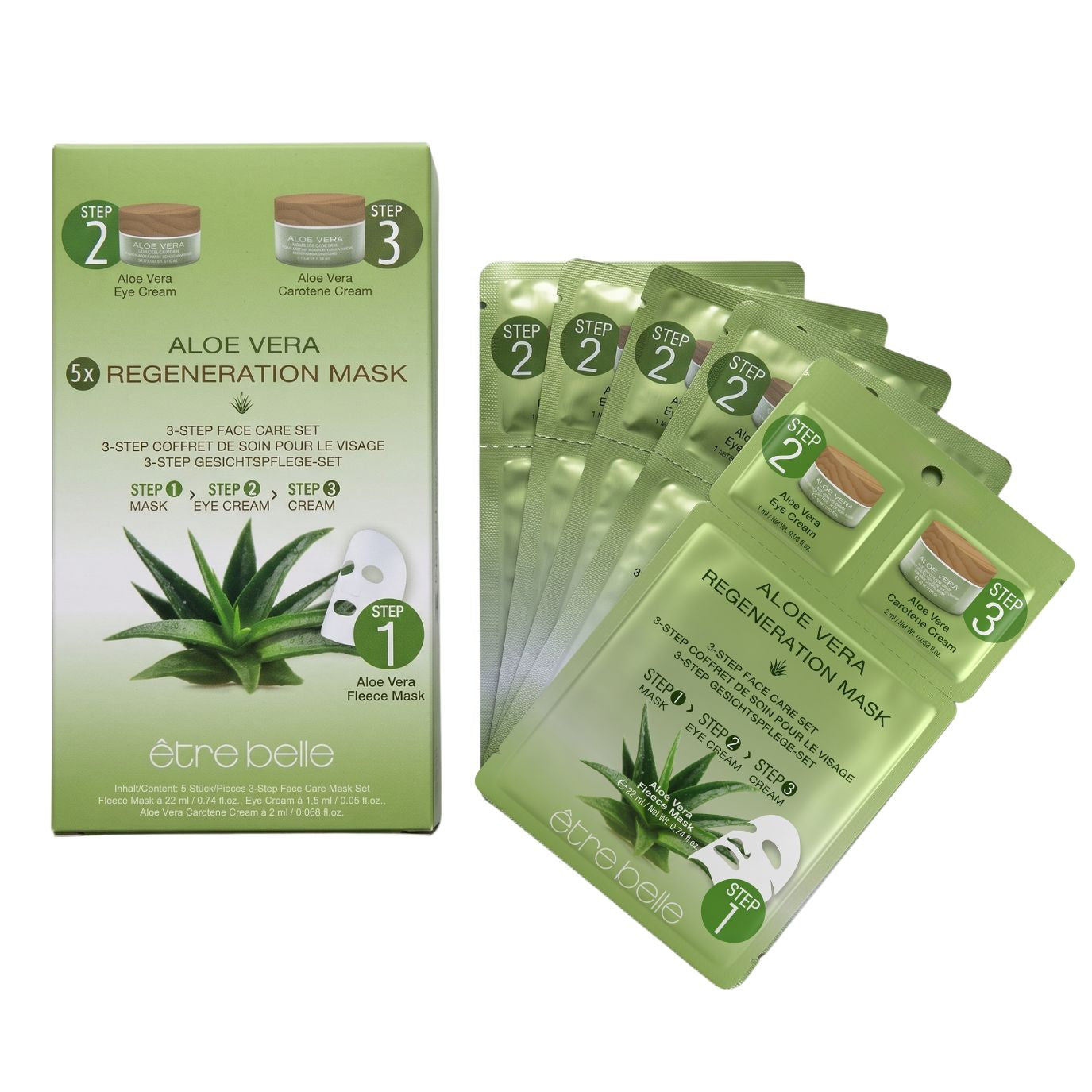 Aloe Vera 3-Step Gesichtspflege-Set