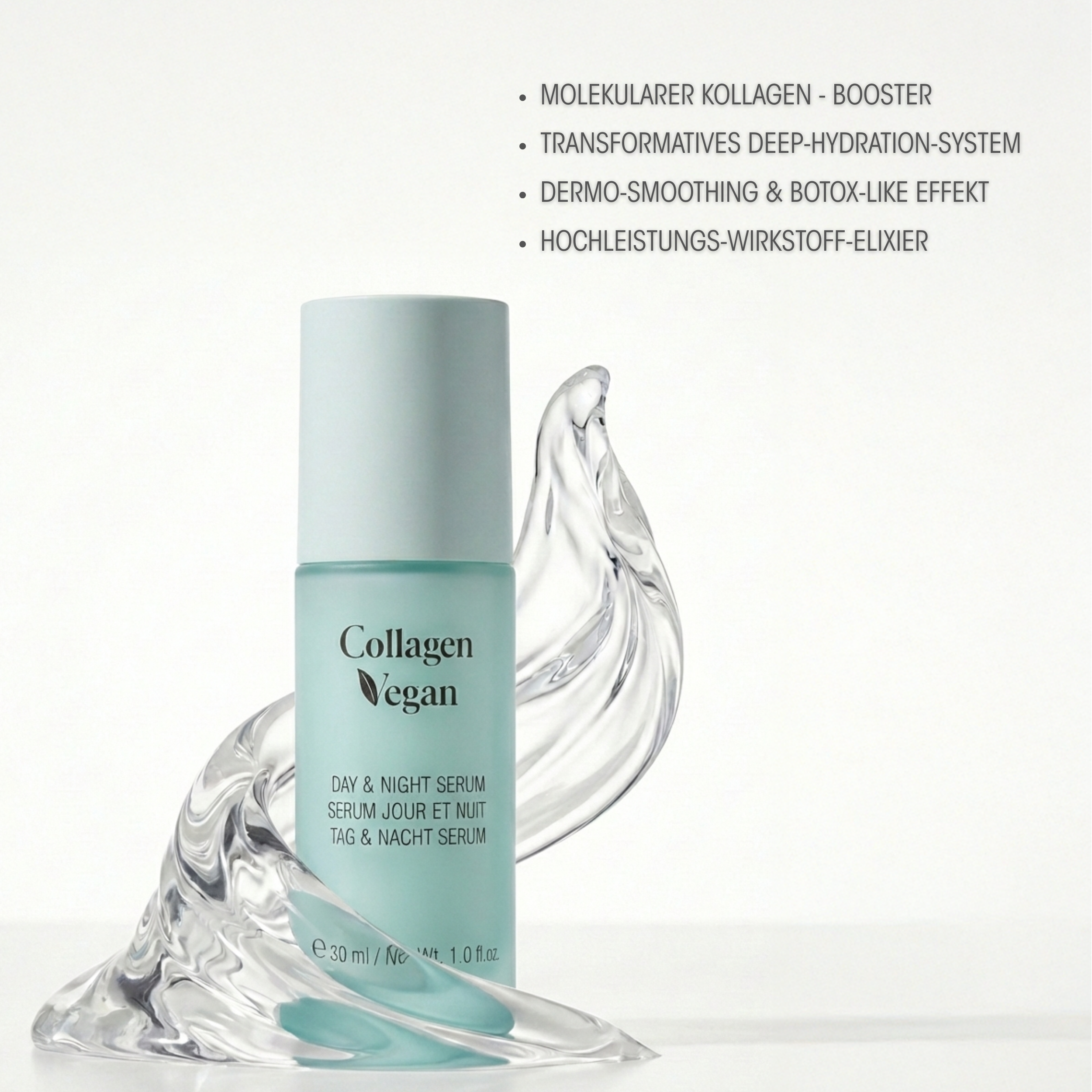 Collagen Vegan Peptide Tag & Nacht Serum