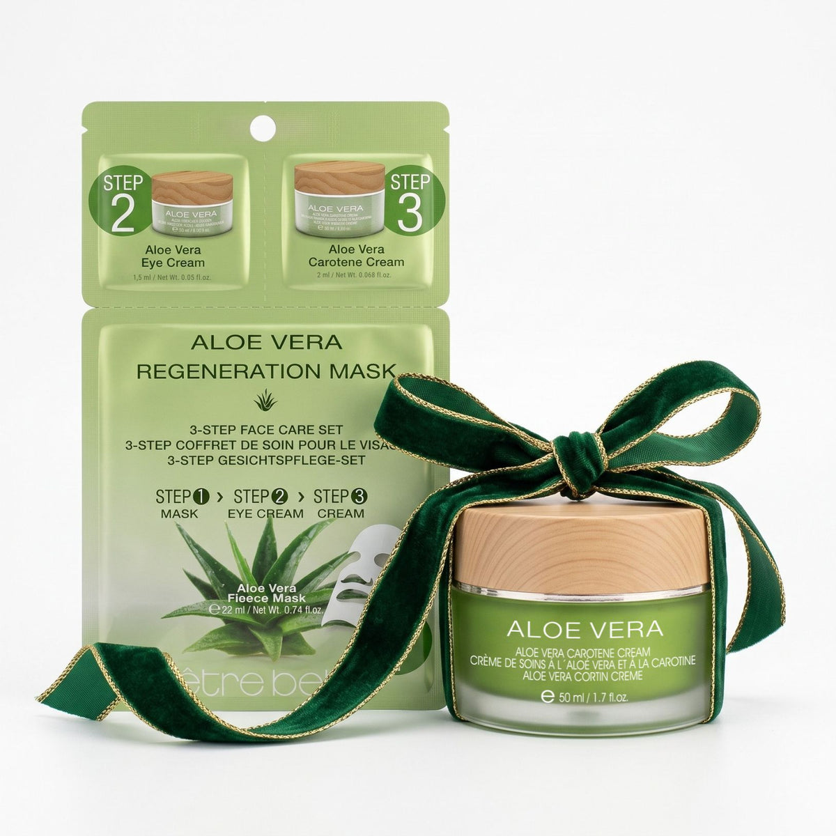 Aloe Vera Carotin Creme + GRATIS 3-Step Maske