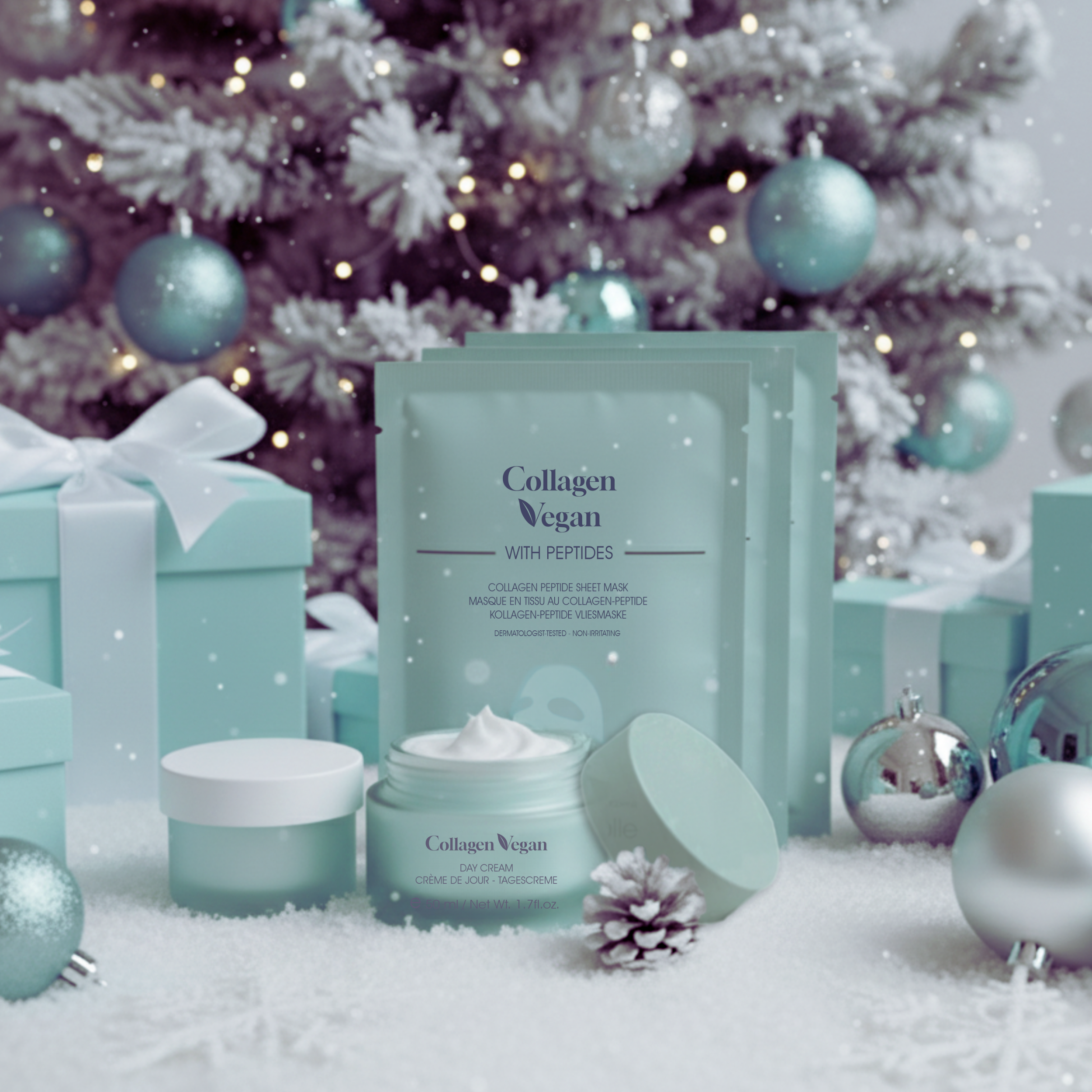 Collagen Vegan Peptide Sheet Mask Set