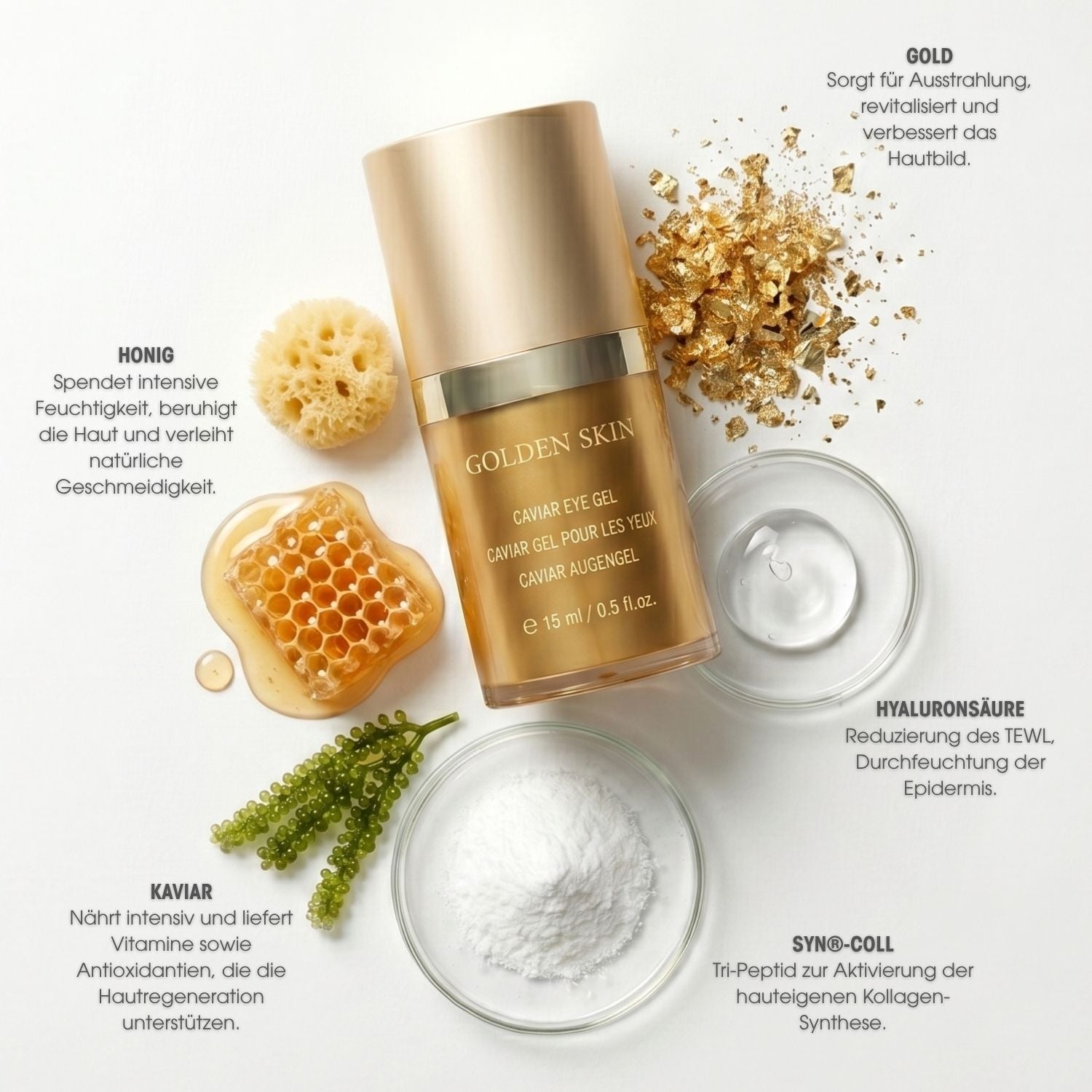 Golden Skin Green Caviar Augengel