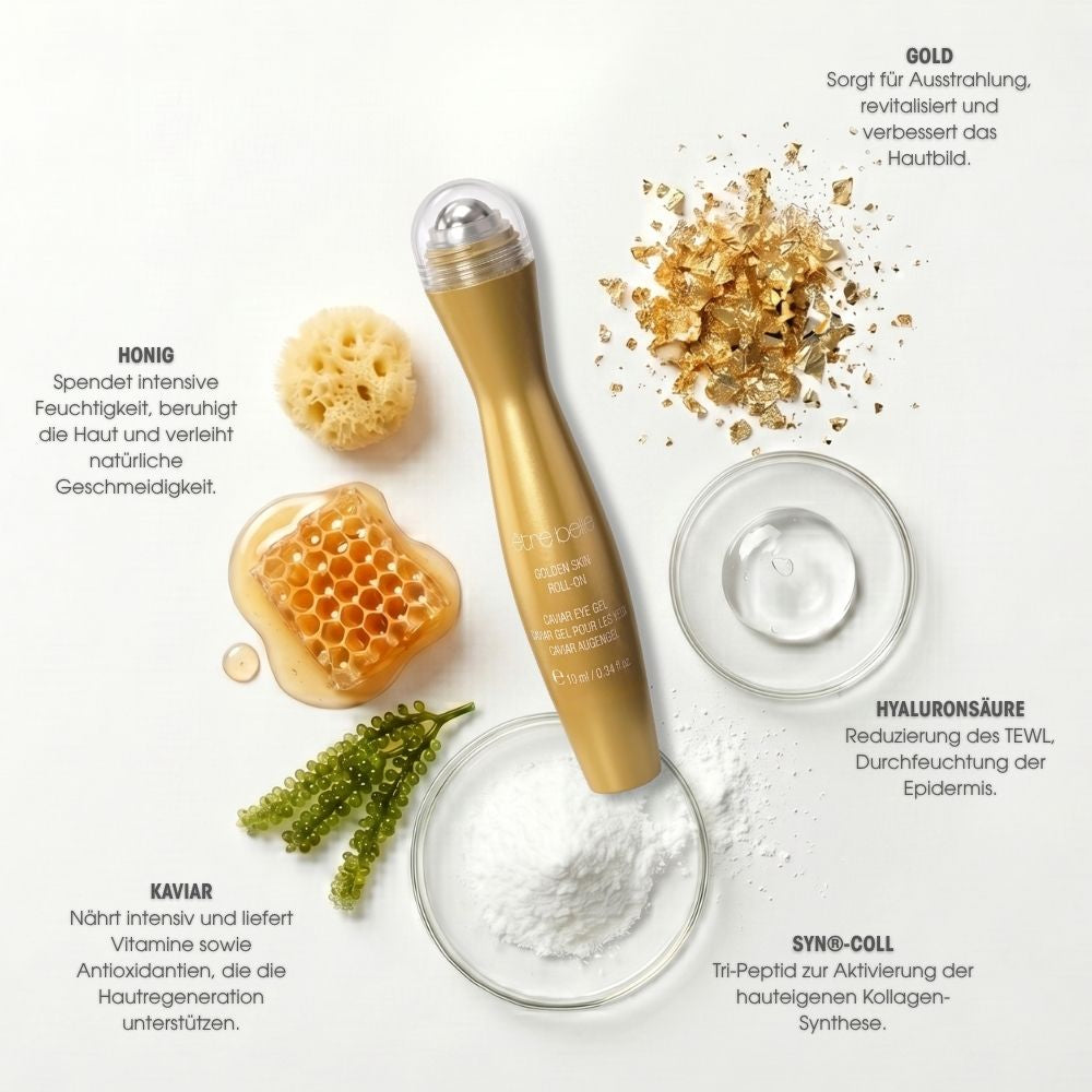 Golden Skin Green Caviar Augen Roll-On