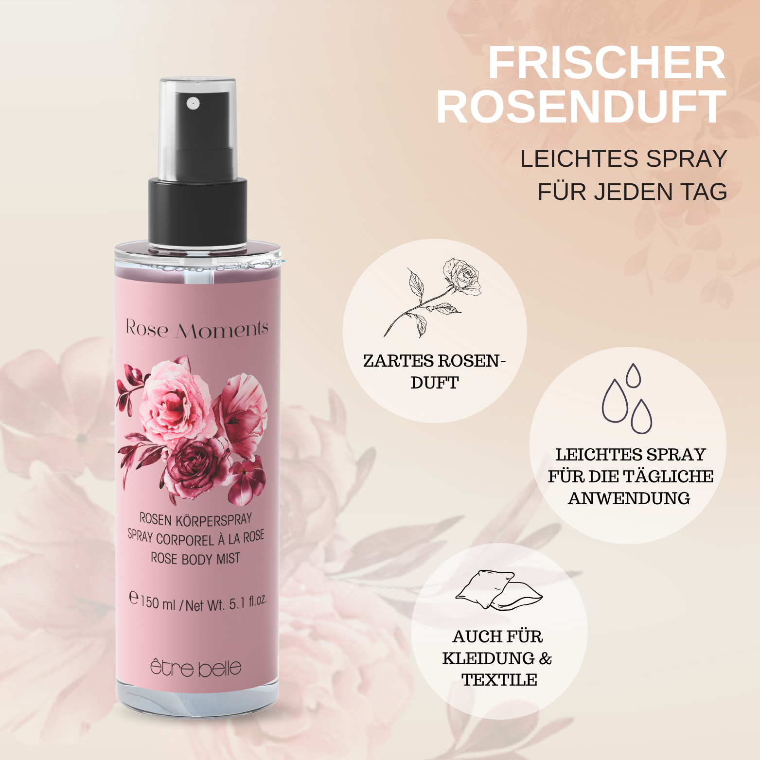 Rose Moments body care set