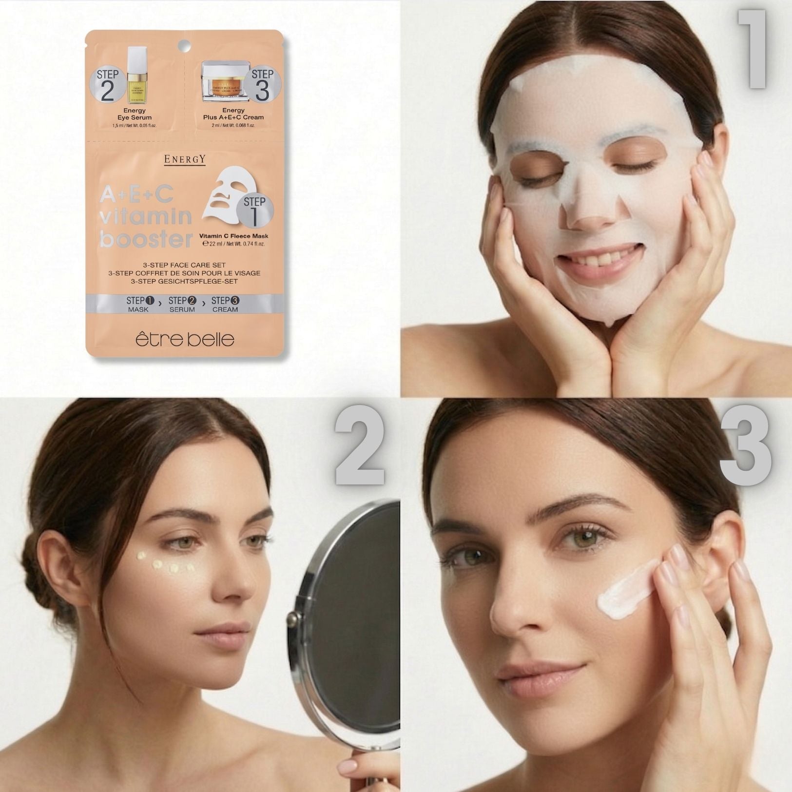 Energy 3-Step Gesichtspflege-Set