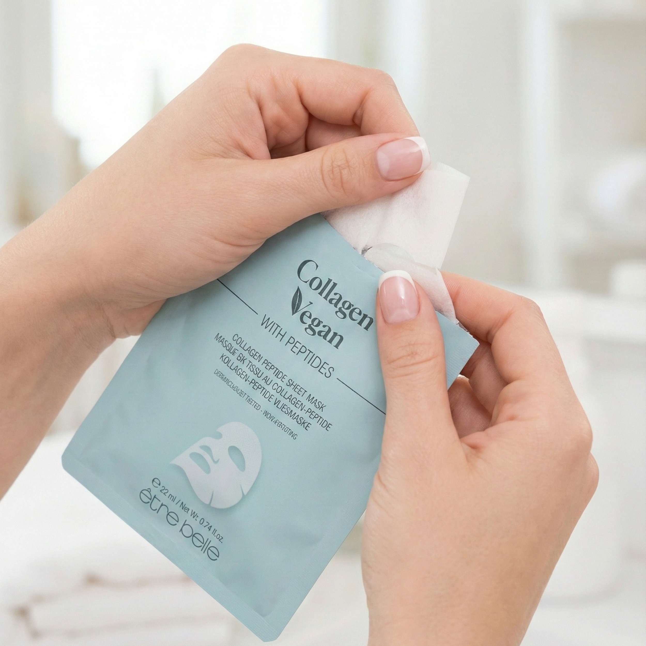 Collagen Vegan Peptide Vliesmasken-Set