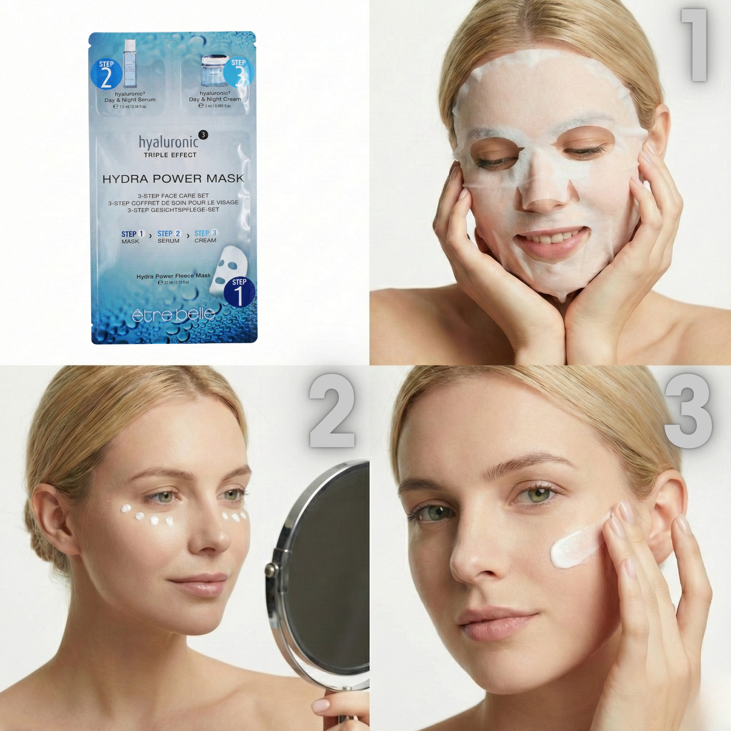 hyaluronic ³ 3-Step Face Care Set