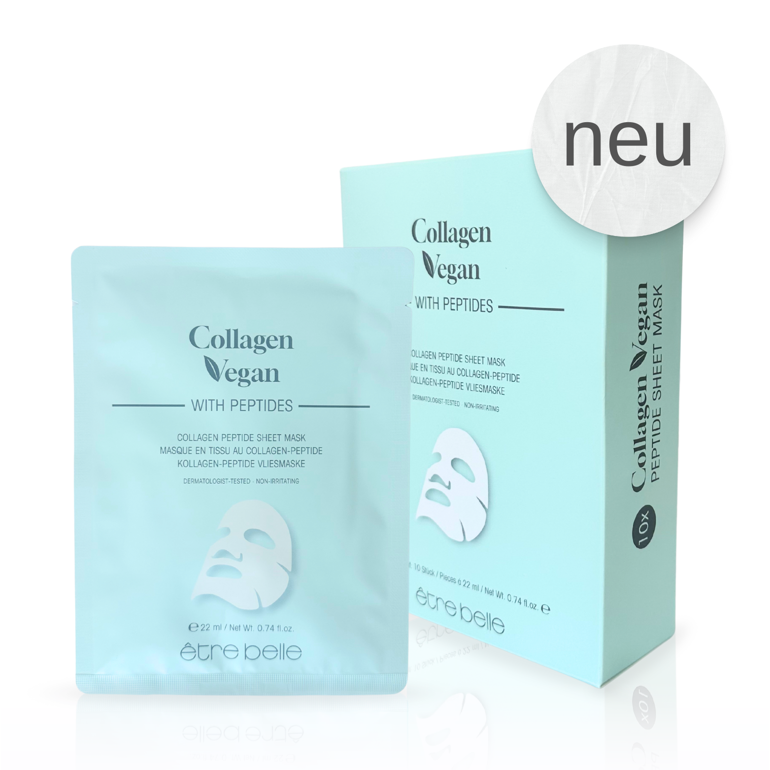 Collagen Vegan Peptide Vliesmasken-Set