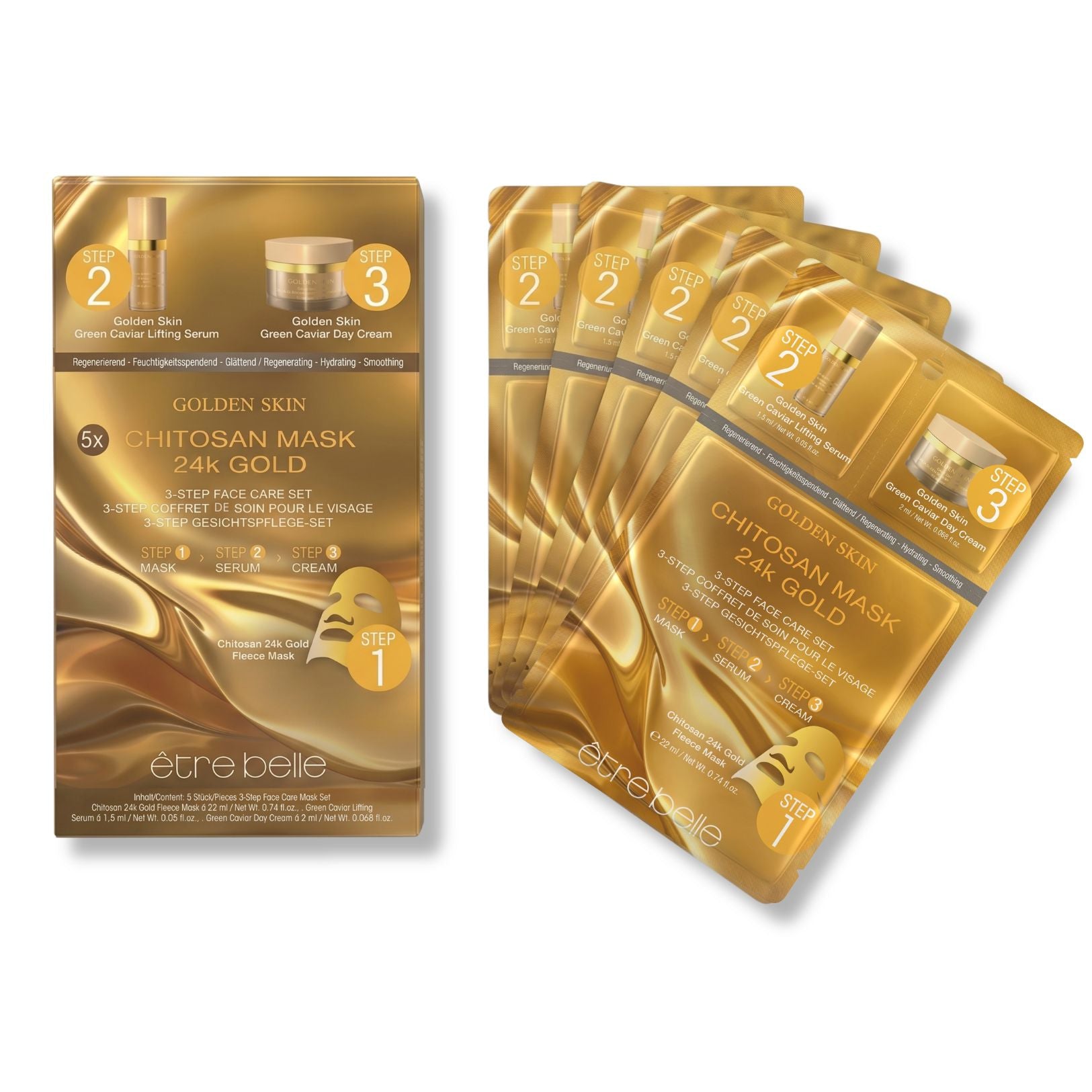 Golden Skin 3-Step Face Care Set