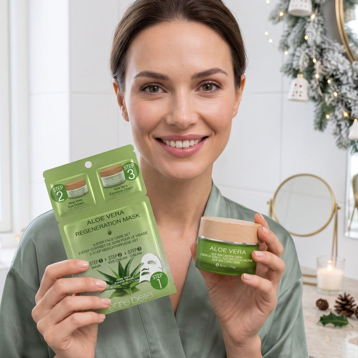 Aloe Vera Carotin Creme + GRATIS 3-Step Maske