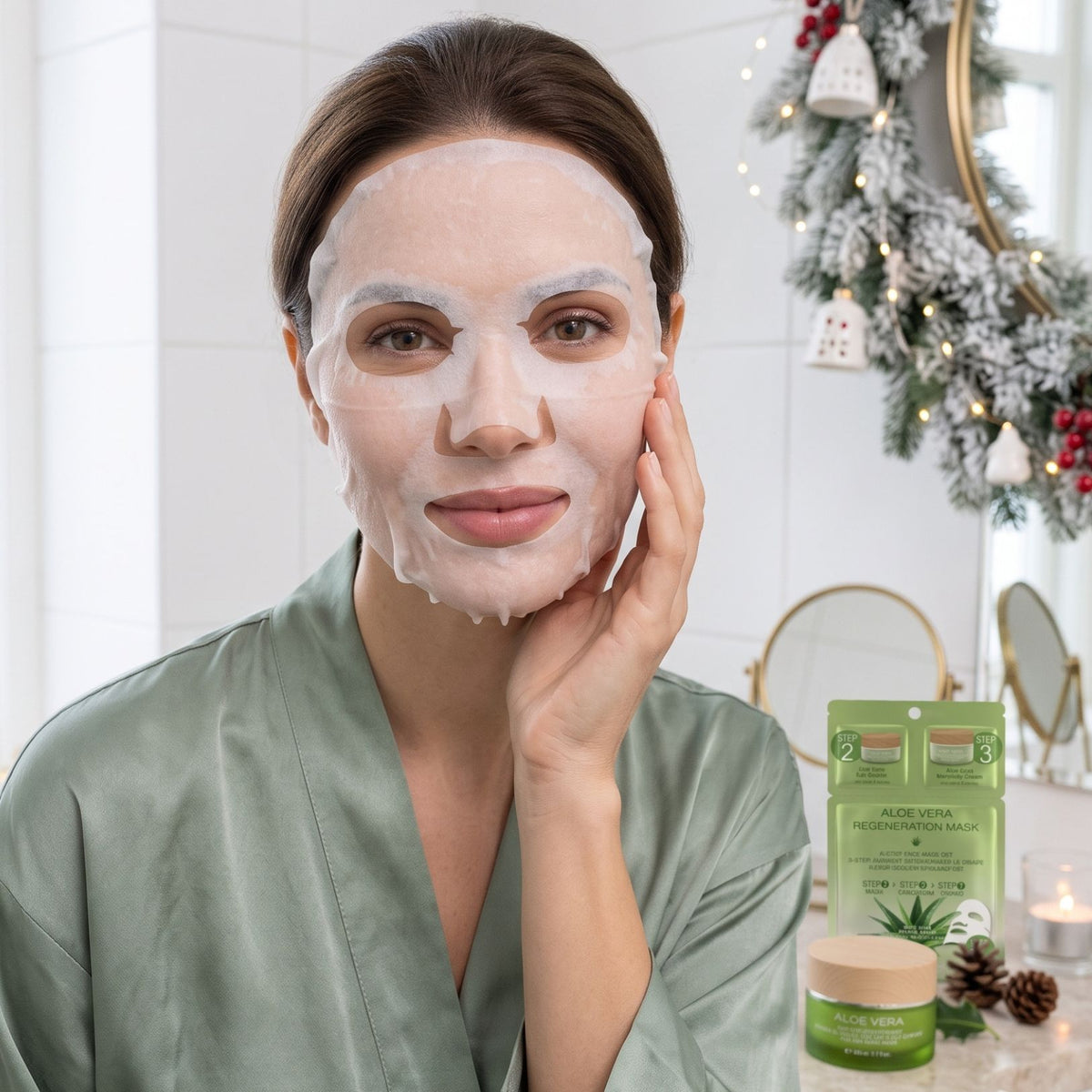 Aloe Vera Carotin Creme + GRATIS 3-Step Maske