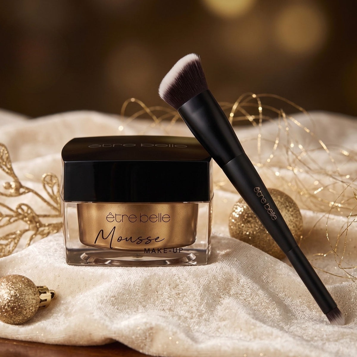 Mousse Make-up + GRATIS Duopinsel