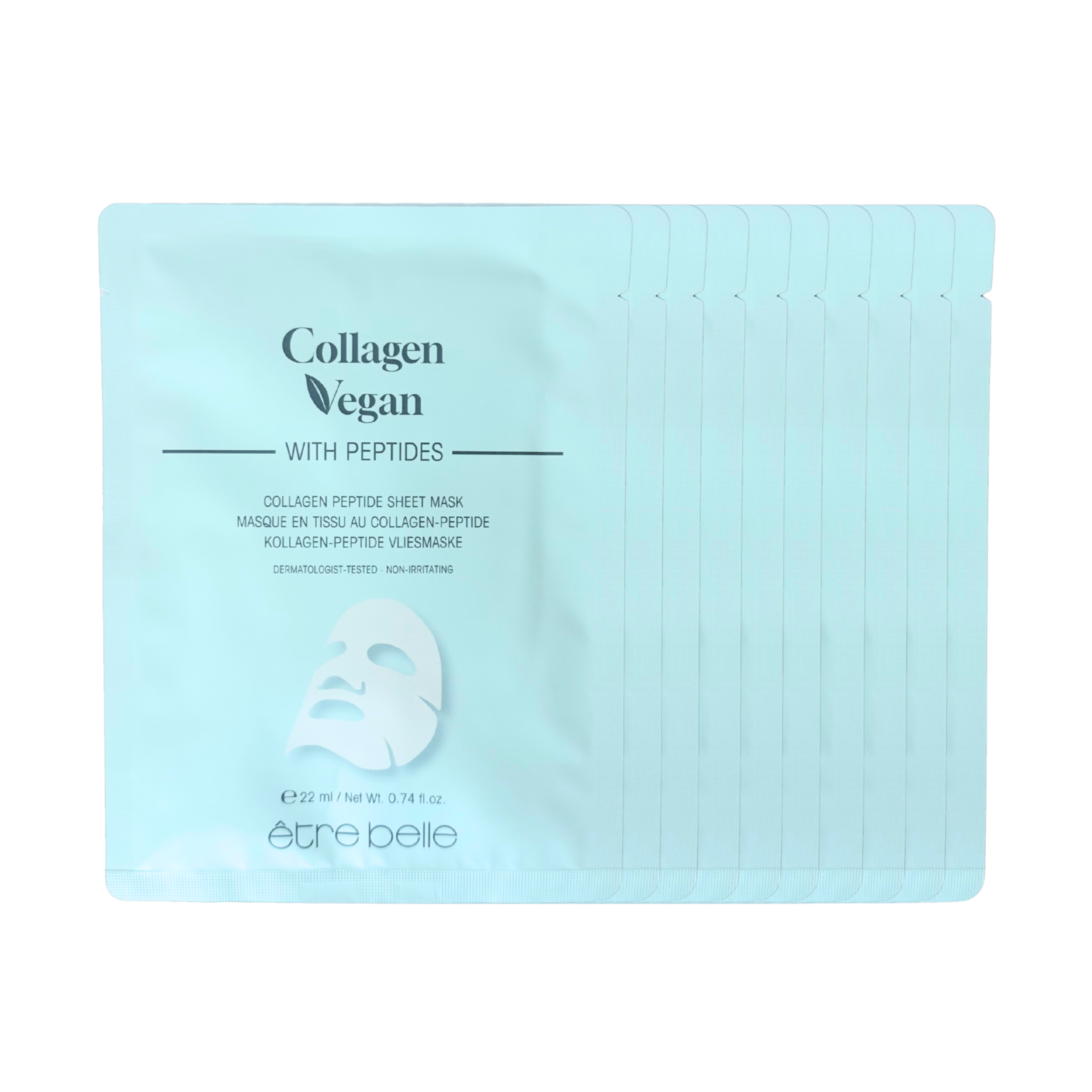 Collagen Vegan Peptide Vliesmasken-Set