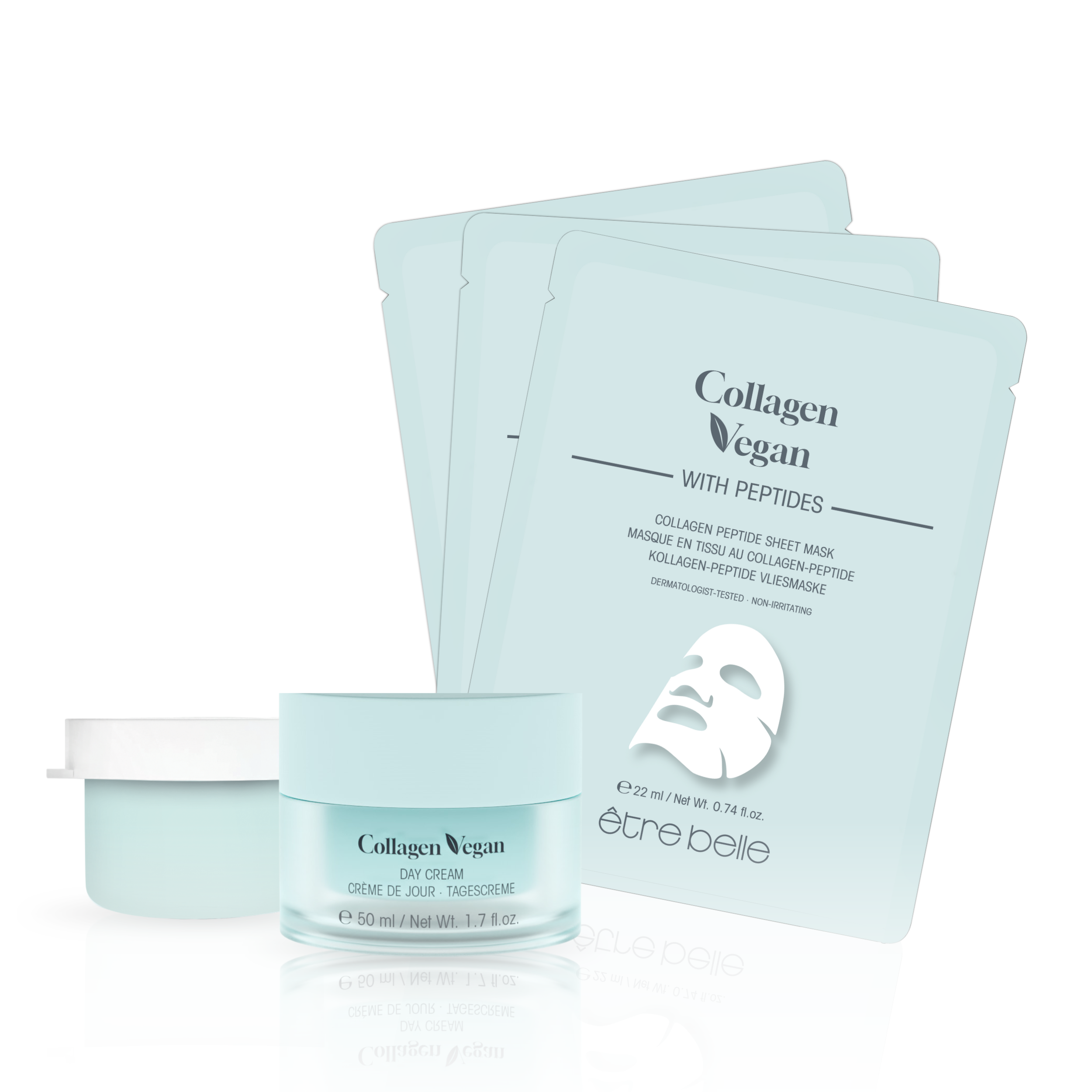 Collagen Vegan Peptide Sheet Mask Set