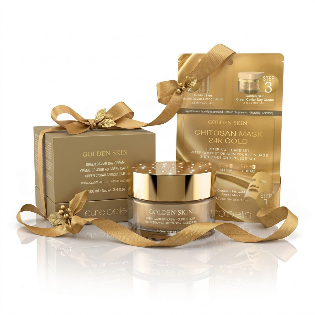 Golden Skin Green Caviar Day Cream – Limited Edition
+ FREE 3-Step Mask