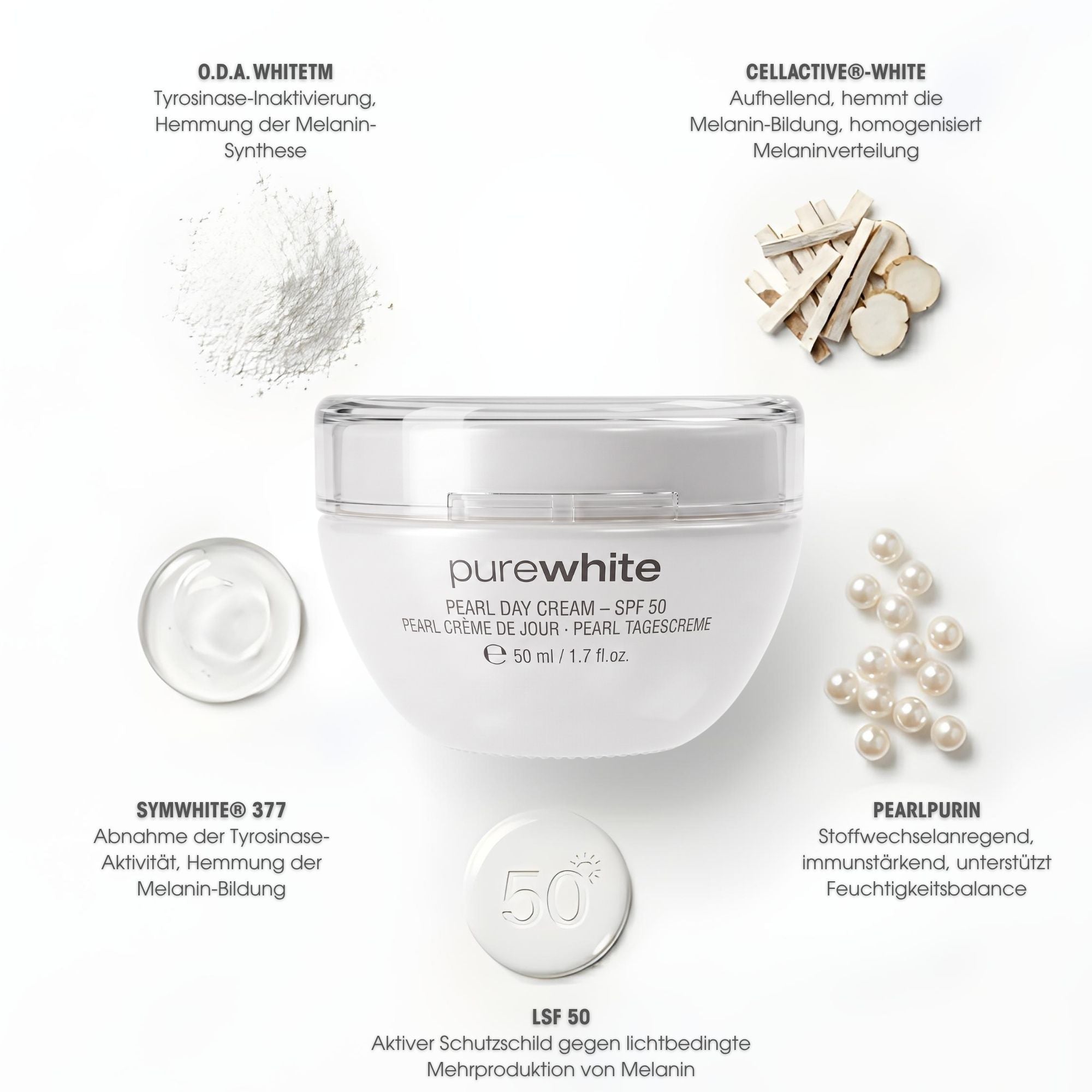 Purewhite Pearl Day Cream with SPF 50