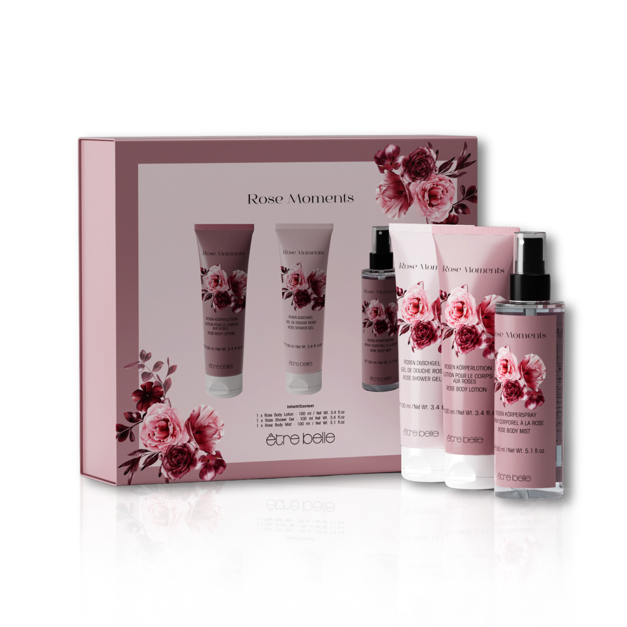 Rose Moments body care set

