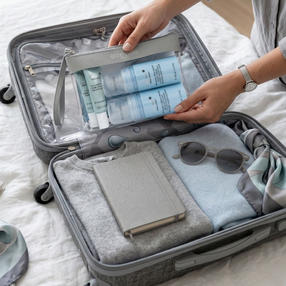 hyaluronic³ travel set | être belle cosmetics